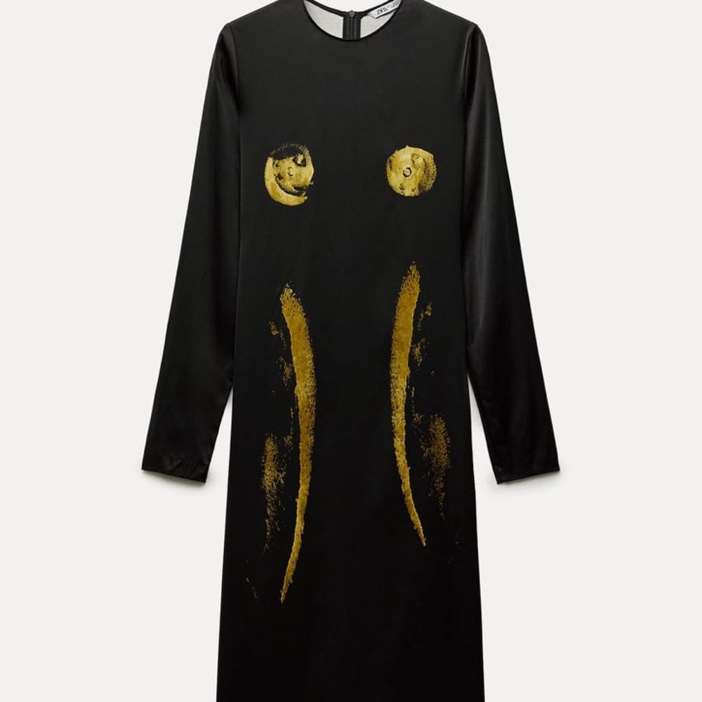 Silhouette Print Dress ZW Collection